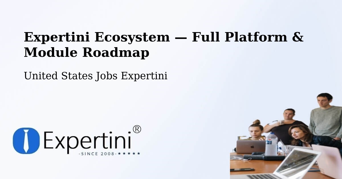 Expertini Ecosystem — Full Platform & Module Roadmap – Pittsburgh